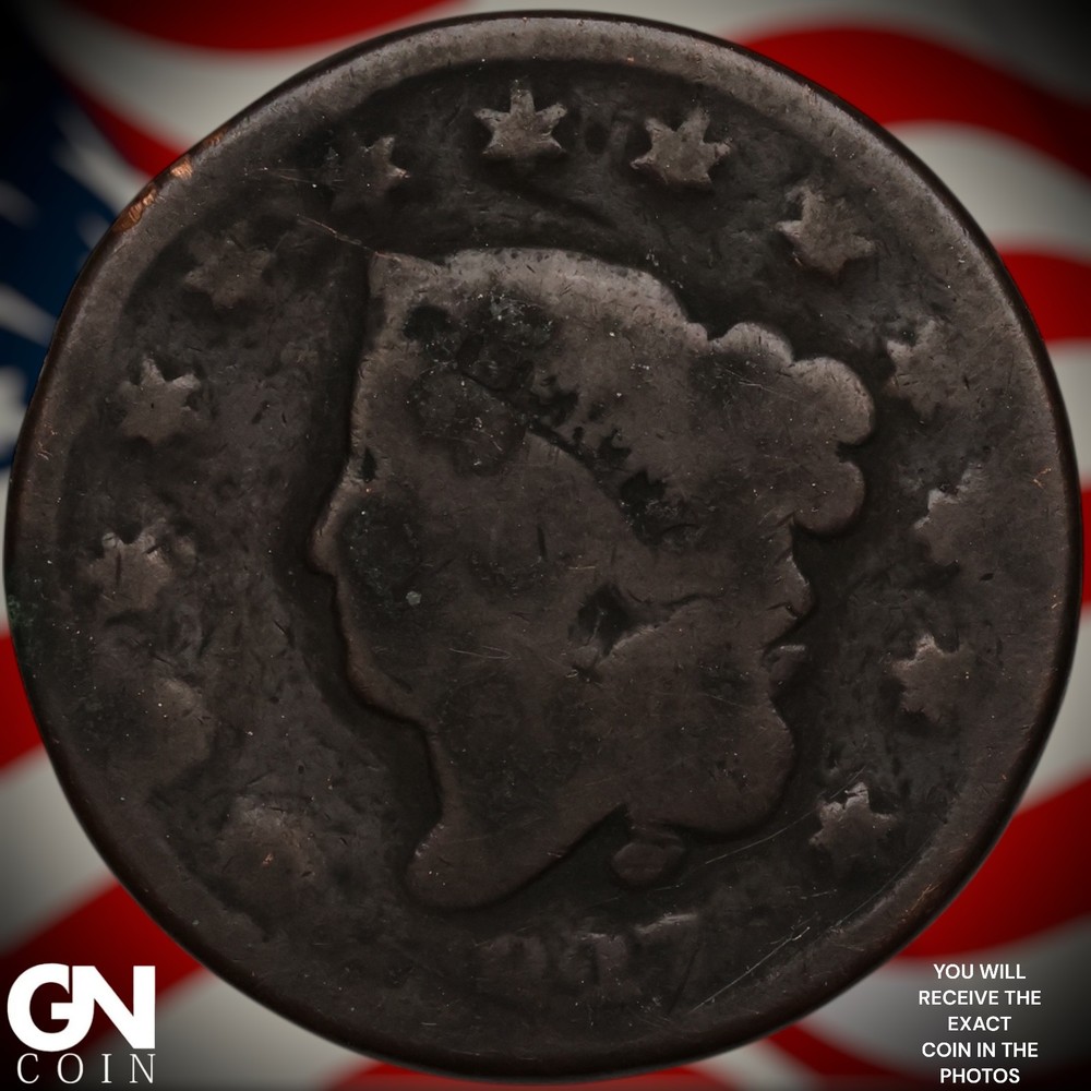 1827 Coronet Head Large Cent A6160