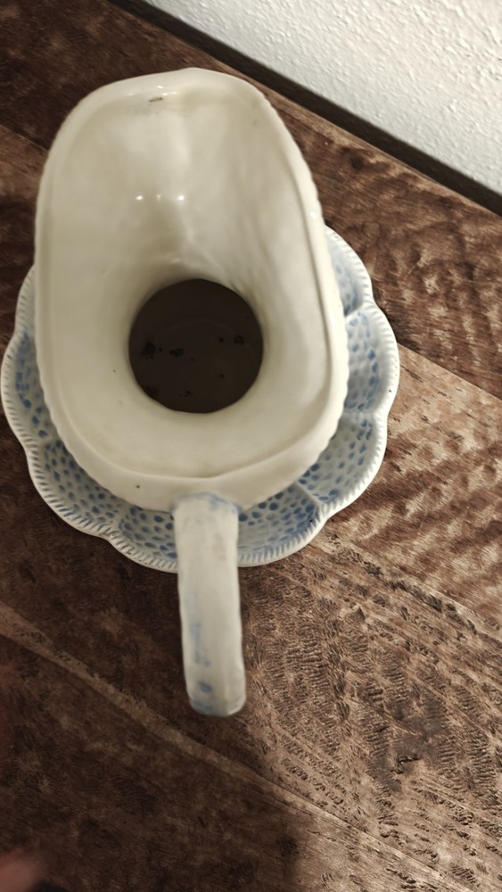 Vintage ceramic Blue And White Pitcher And Basin