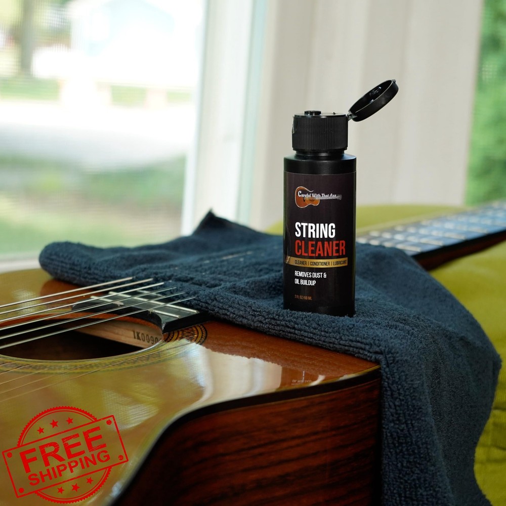 Guitar String Cleaner Conditioner 2oz Prevents Corrosion for Instruments