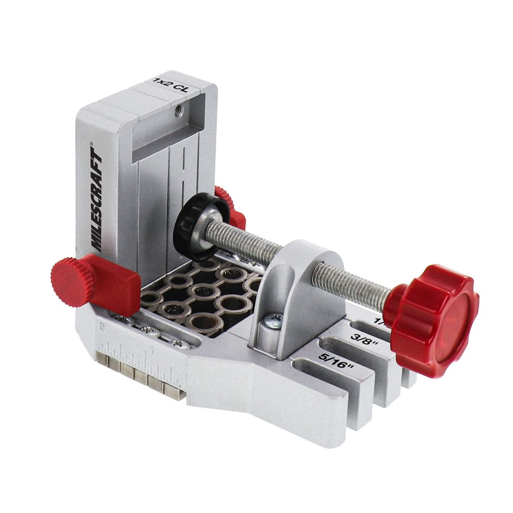 Milescraft 1334 Joint Master – Self-Clamping Aluminum Doweling Jig. Creates E...