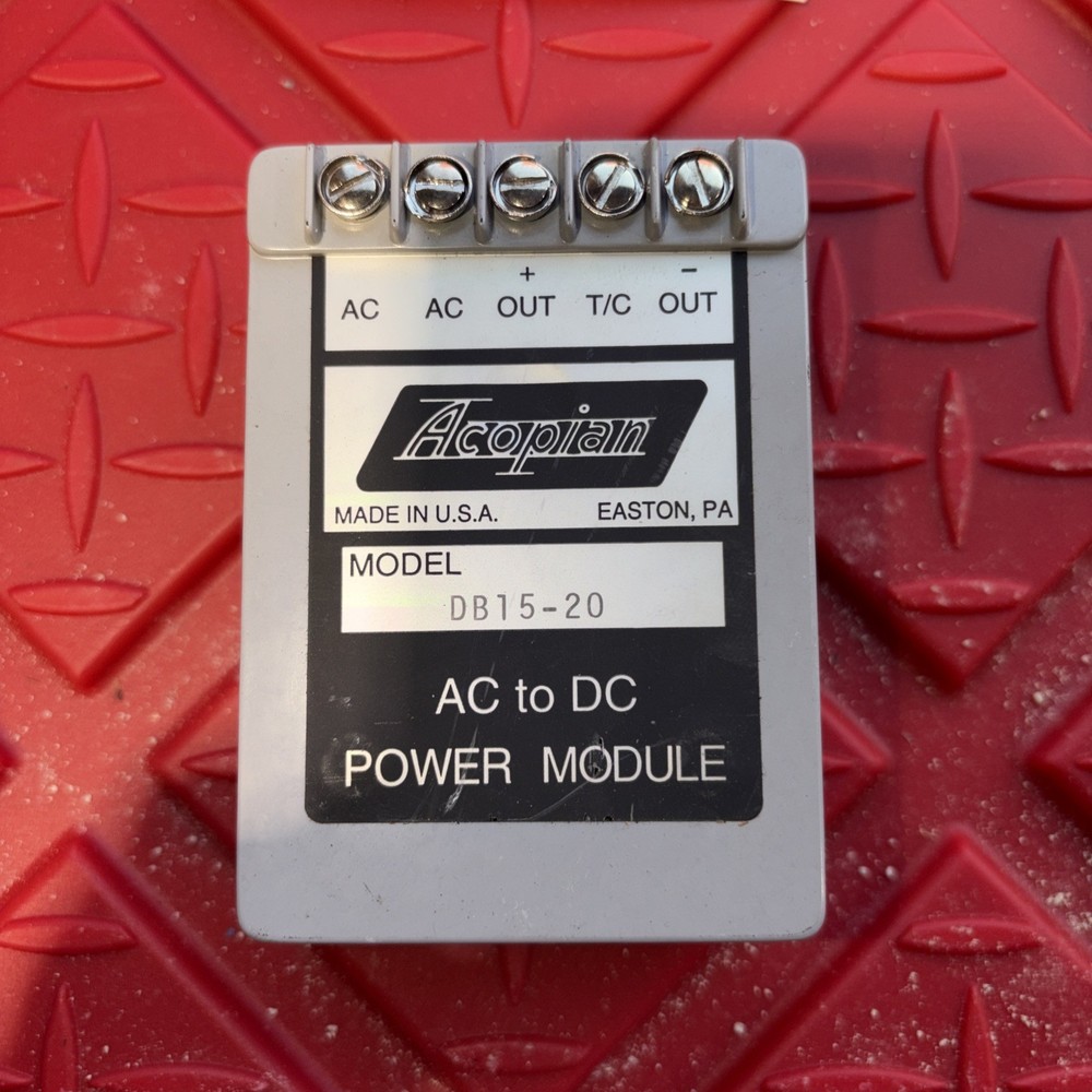 Acopian Linear Power Module DB15-20 AC to DC