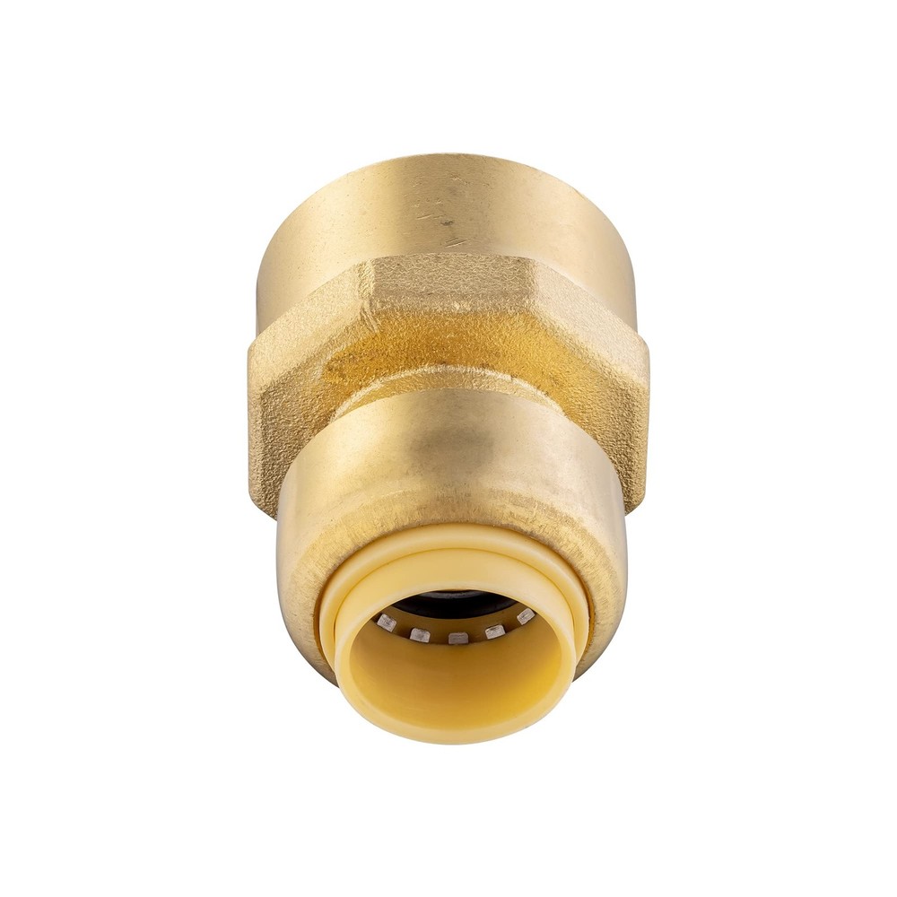 (Pack of 2) EFIELD Push Fit 1/2" x 3/4" x 2), Copper