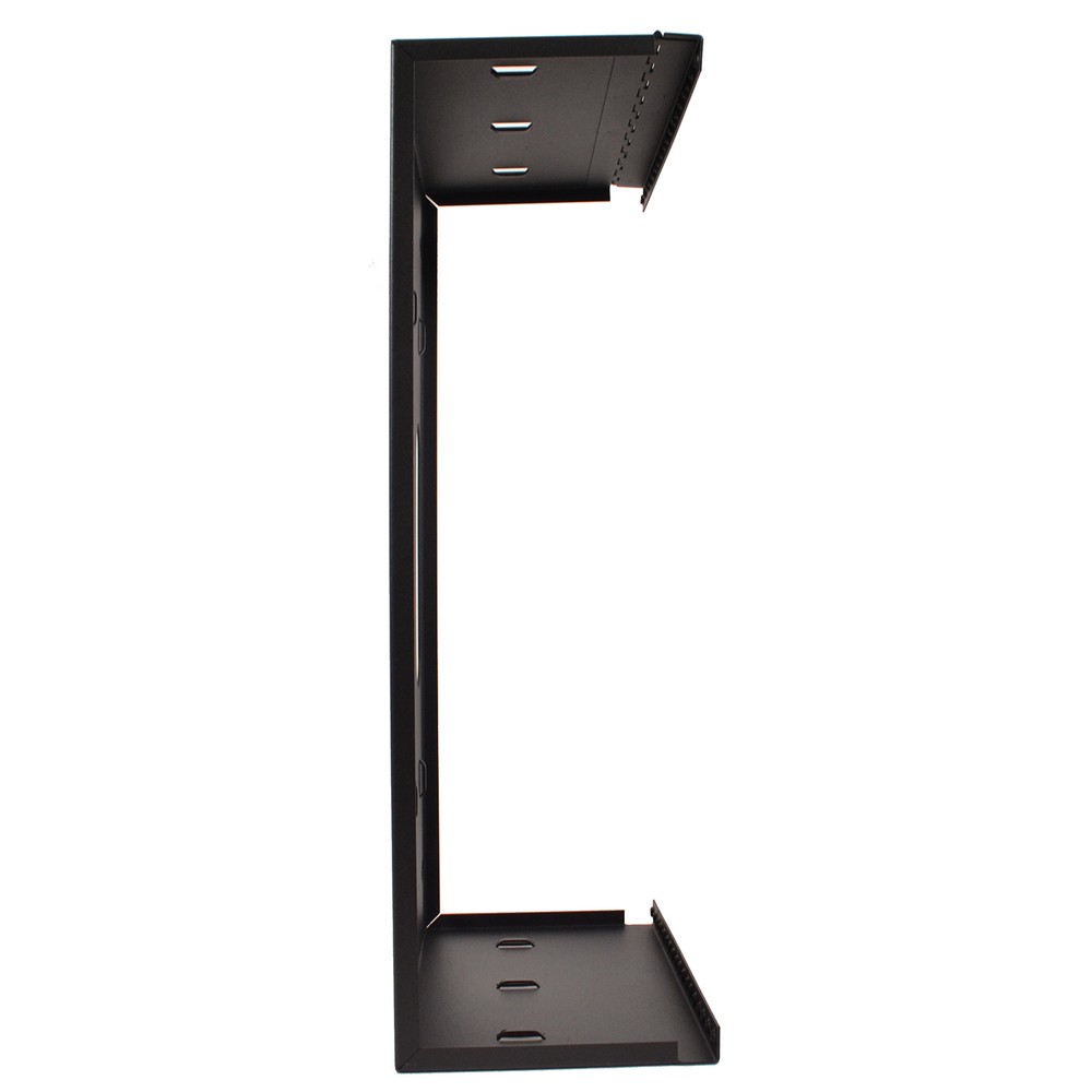 19" Six Space 6U Steel Wall Mount Hinged Swing Out Patch Panel Bracket 6" Deep