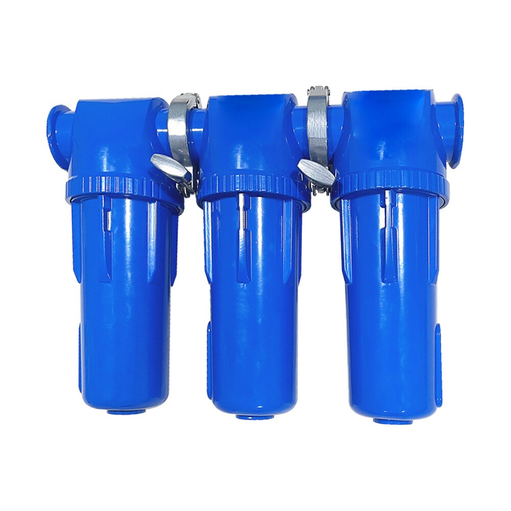 Air Drying System Air Particulate Filter 1/2" NPT Three Piece Set 3 Cube