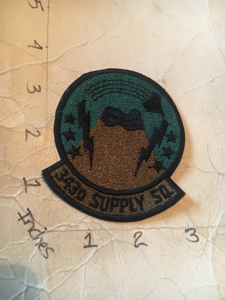 USAF  343rd Supply Squadron subdued patch 7/12/25