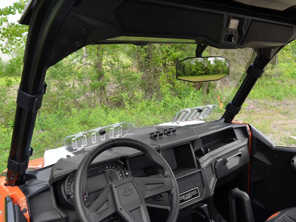 SuperATV Polaris General 1000 / 1000 4 Scratch Resistant Vented Full Windshield