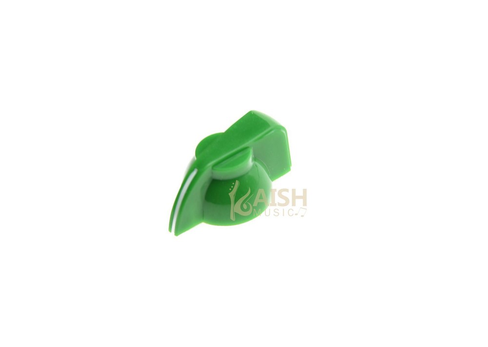 12x Green Chicken Head Knob 1/4" Guitar Amp Effect Pedal Knobs w/ Brass Insert