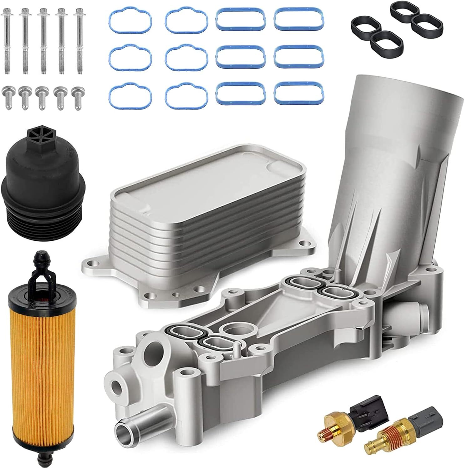 Engine Oil Cooler Filter Housing Assembly Fit Dodge Chrysler Jeep 2011-2016 3.6L