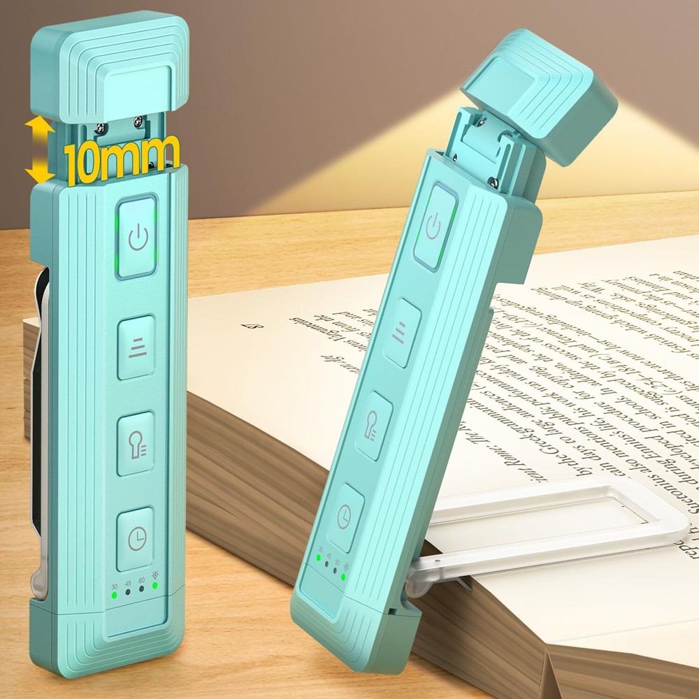 Extendable Book Light for Reading at Night 5 Enhanced Brightness & 3 Colors w...