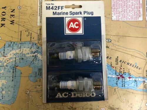 AC-Delco pack of 2 #M42FF Marine Spark Plug .
