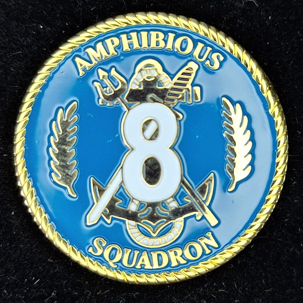 Amphibious Squadron 8 - Navy Challenge Coin