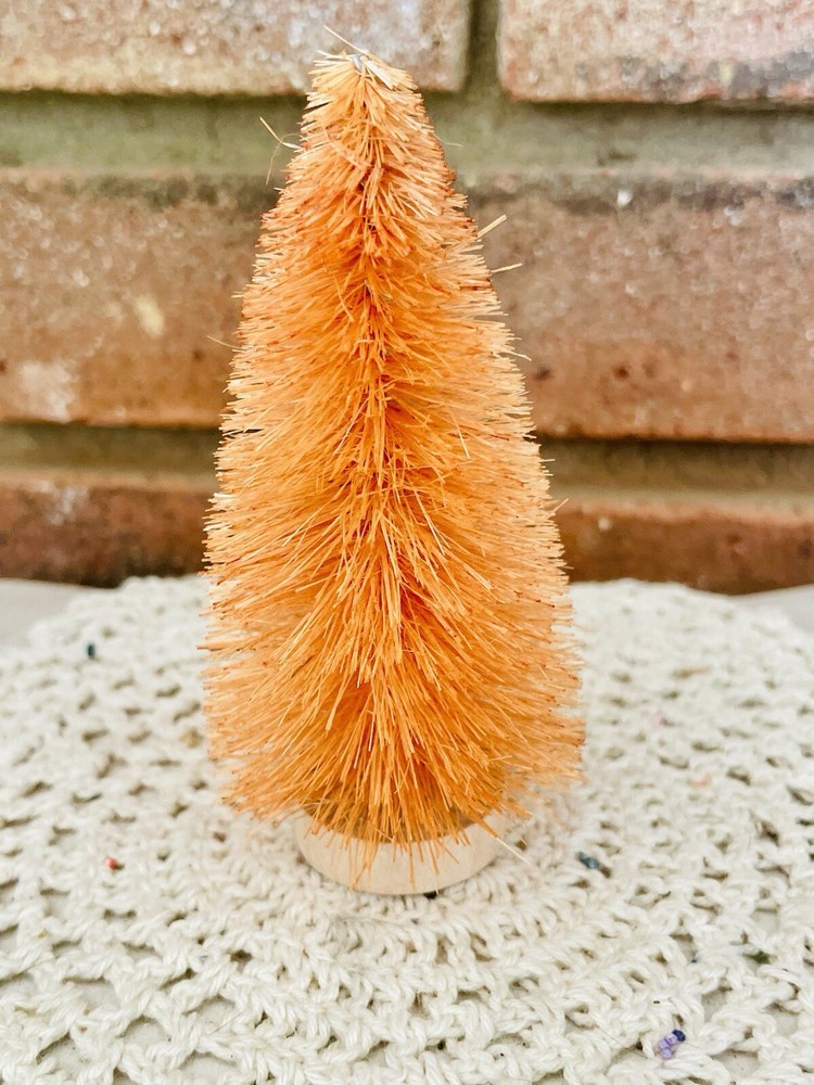 Multicolored Bottle Brush Fall Tree Set