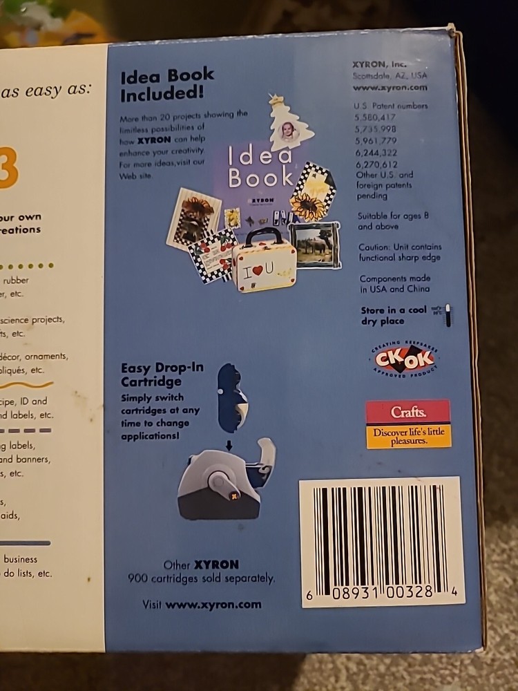 Xyron Model 900 Sticker Laminate Magnet Label Maker Machine