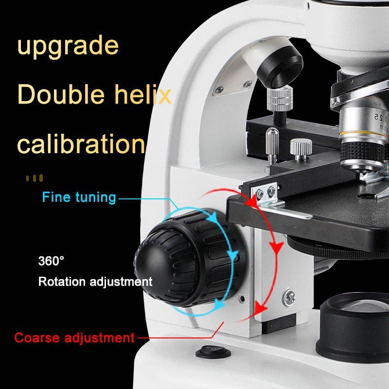OMAG 40 X -2500 X Trinocular LED Lab Compound Microscope with Double Layerlucky
