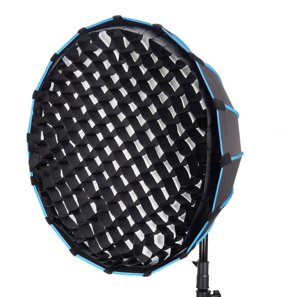 Portable 57CM Quickly Fast Installation Deep Parabolic Softbox Bowens with Grid