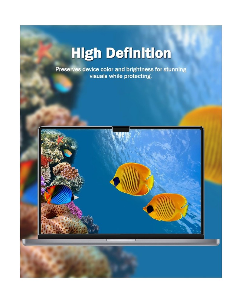 F FORITO 2-Pack Anti Blue Light Screen Protector Compatible with MacBook Air ...