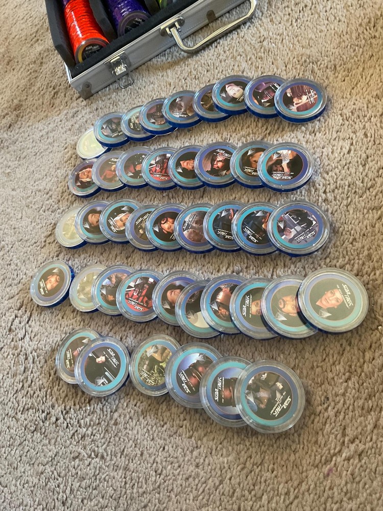 Star Trek Next Generation Custom Made Poker Chips