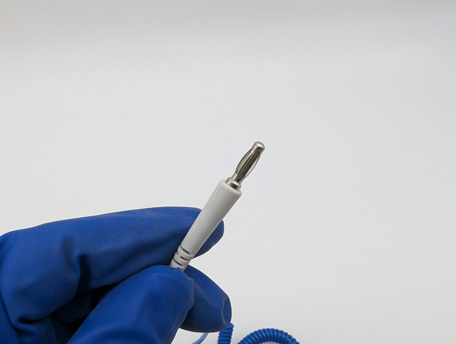 Desco 09121 Jewel ESD Wrist Strap Coiled 10ft Length Single Conductor 4mm Snap