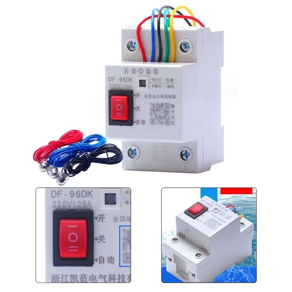220V Water Level Controller Switch with 500M Signal Range for Versatility