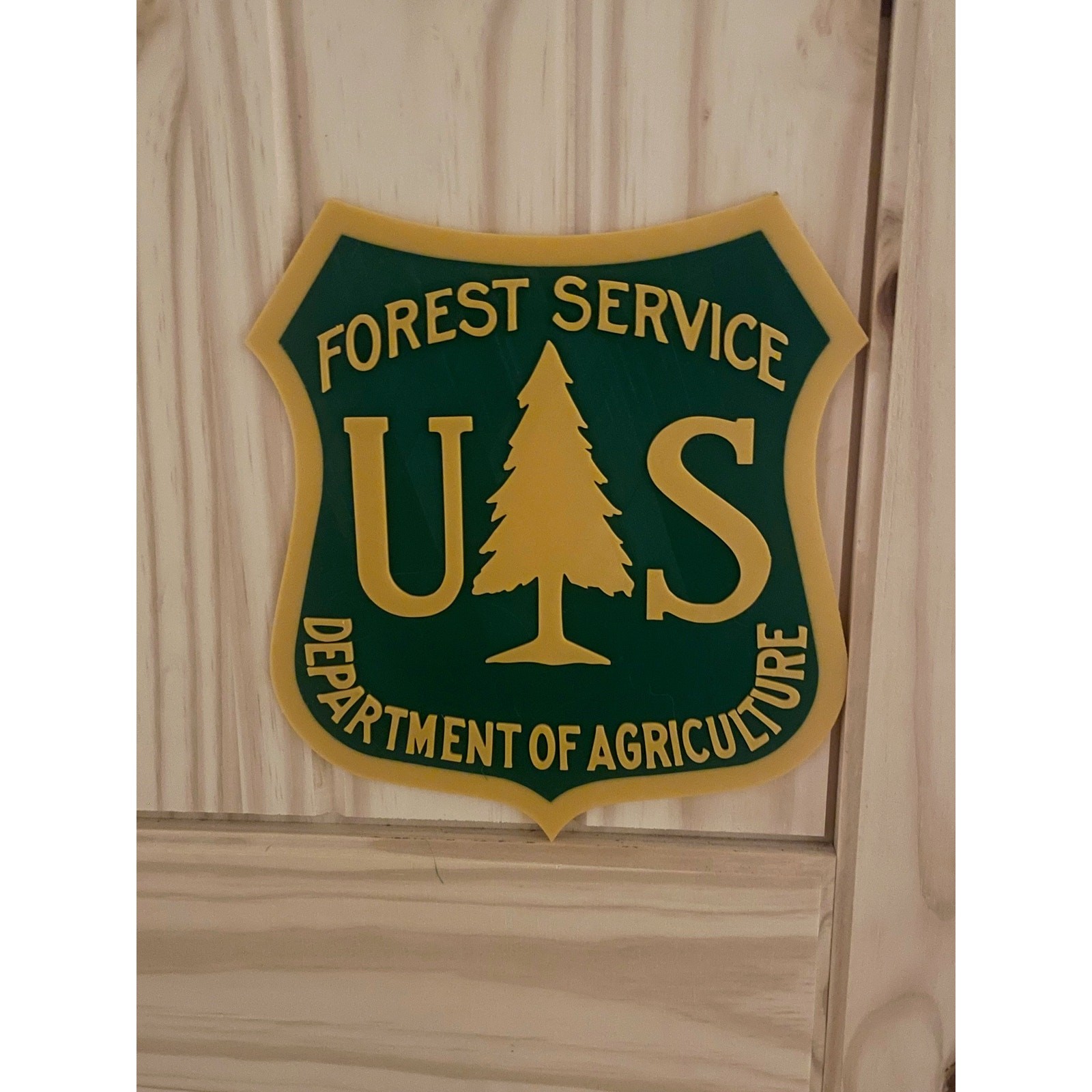 US Forest Service Department of Agriculture Sign National Forest Park