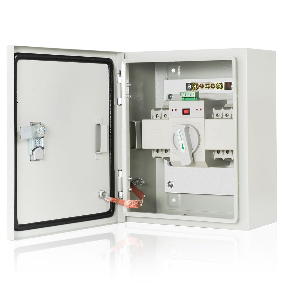 100A Automatic Transfer Switch for Generators, Manual/Auto Mode Switch