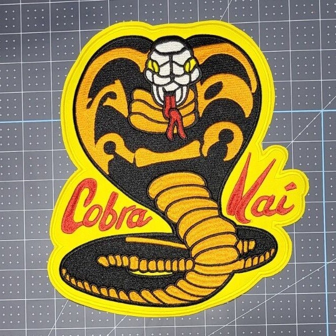 Cobra Kai Uniform Patch Set (2) Karate Kid Jacket & Chest Logo