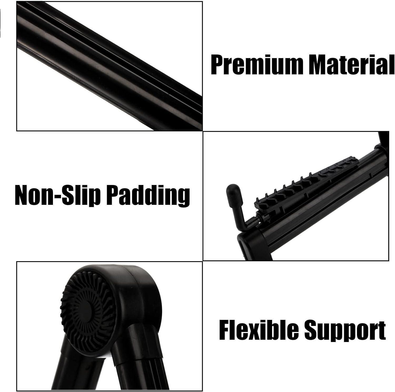 Foldable Universal Guitar Stand Floor A-Frame for Acoustic Electric Guitar Bass