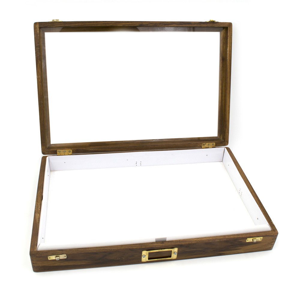 Insect Storage Box - Polished Wood- Eisco Labs