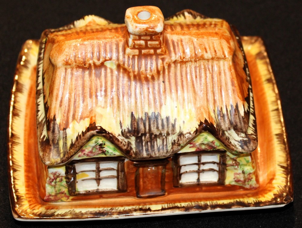 Price Kensington Ye Olde Cottage Rectangular Cheese Dish
