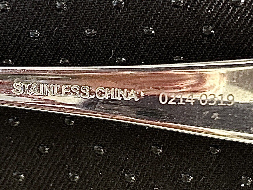 3 Piece Child Flatware Set Heart Handle Stainless