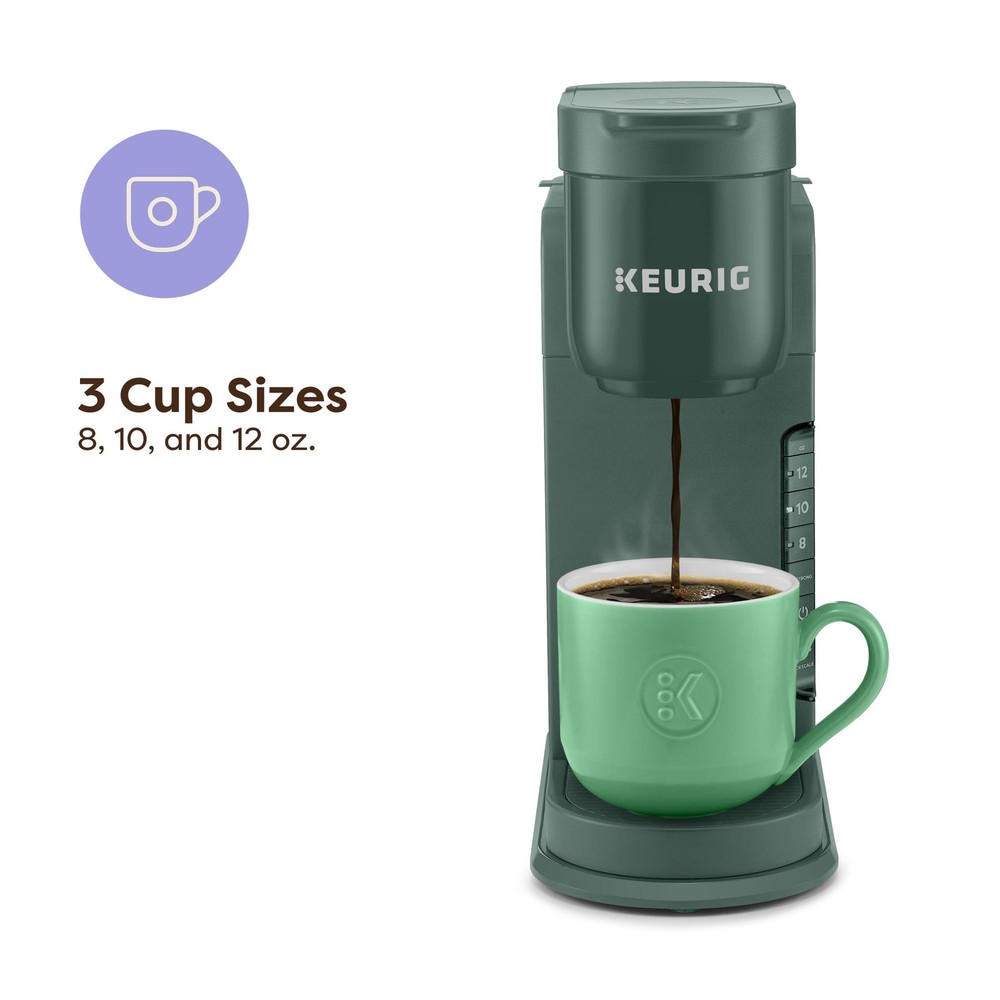 K-Express Single Serve K-Cup Pod Coffee Maker, 3 Brew Sizes, Strong Button Fe...