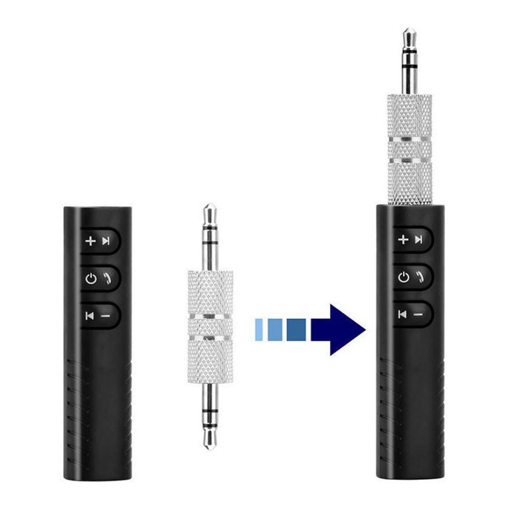 3.5mm Wireless Bluetooth Receiver AUX Audio Stereo Music Hands Free Car Adapter