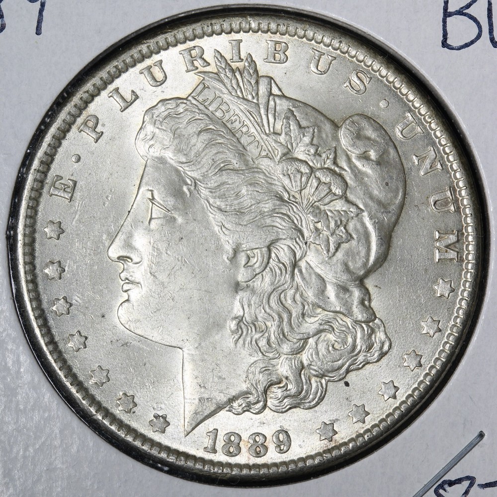 1889 Morgan Silver Dollar BU *UNCIRCULATED* MS E327 WEL