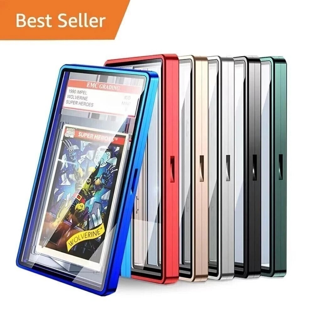 Magnetic Trading Card Holders Case Slab Display Box Acrylic PSA Graded