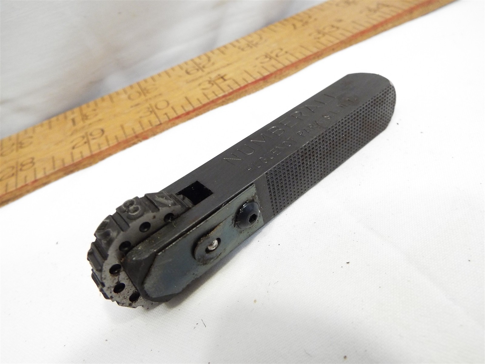 Set Numberall Marking Stamp Tool Hammer Punch 3/16" Rotary Number Letter Tool