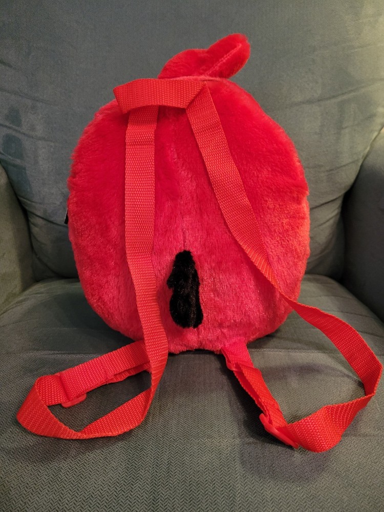 Red Angry Birds Plush Backpack