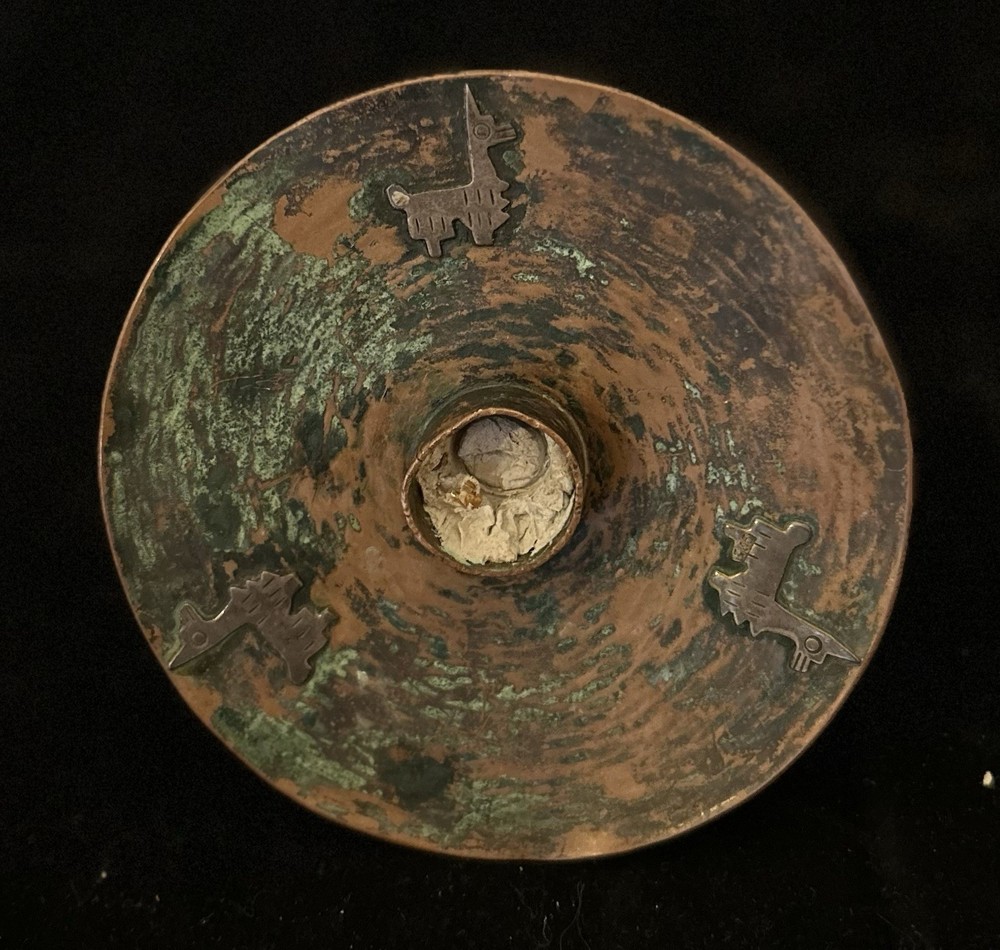 5 Piece Copper & Silver (?) Set Peruvian (?)