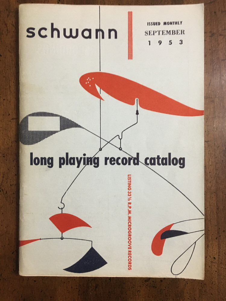 Schwann Long Playing Record Catalog. December, 1953 issue