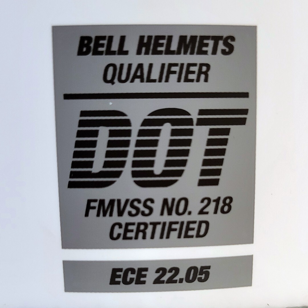 Bell Qualifier Top Air UTV-SXS Helmet Large Black/Blue/White Wired for Radio