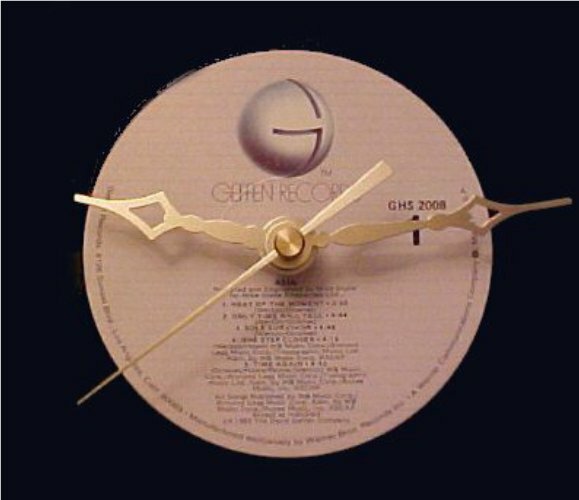 Asia - Vinyl LP Record Wall Clock by Rock Clock