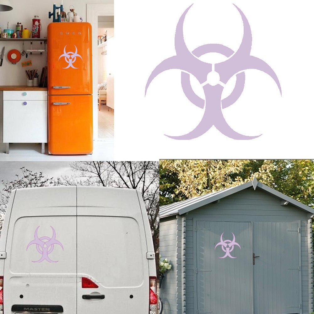 Biohazard Harmful, Sticker Vinyl Version Xs v1b