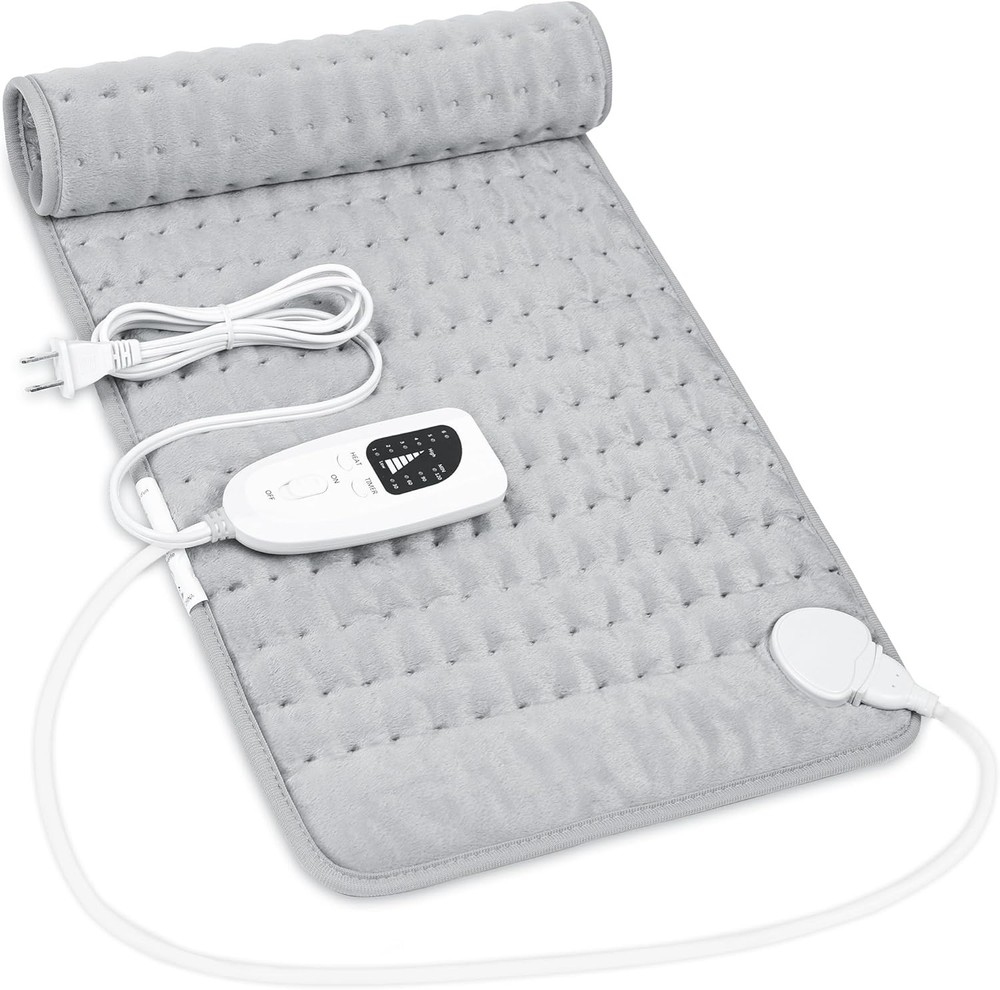 Heating Pad,Electric Pads for 12" x 24", Light Gray