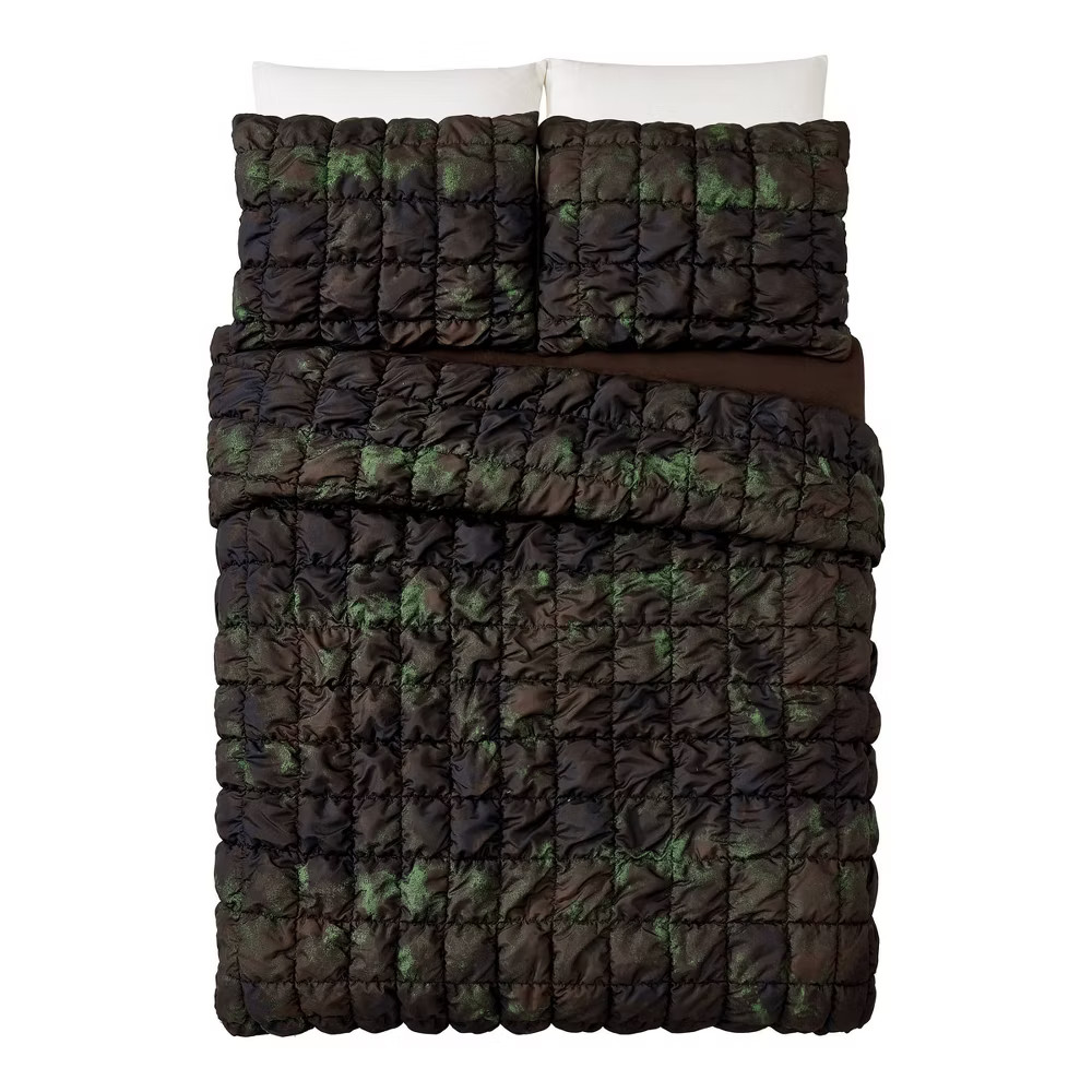 Seek Full/Queen Puffer Square Comforter