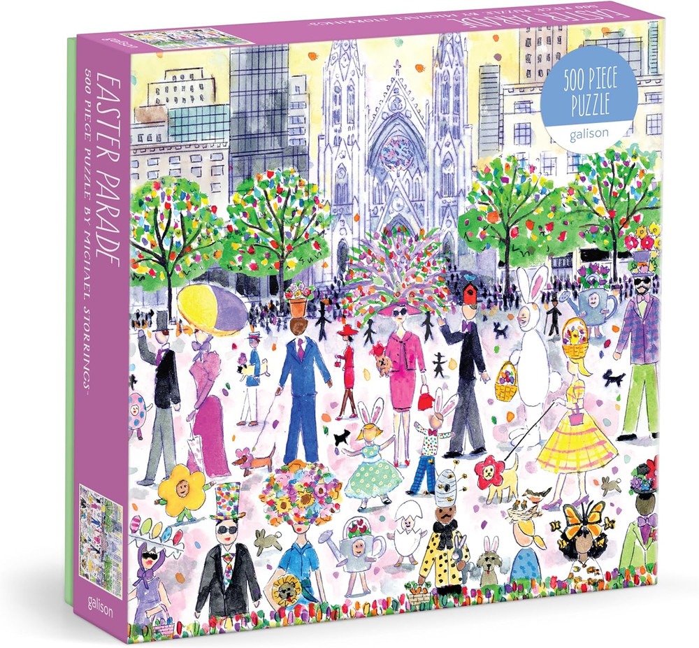 Galison Easter Parade – 500 Piece Michael Storrings Puzzle NEW SEALED SHIPS FAST