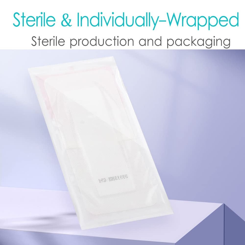 Breathable Knee Replacement Surgery Adhesive Island Wound Dressing Extra Larg...