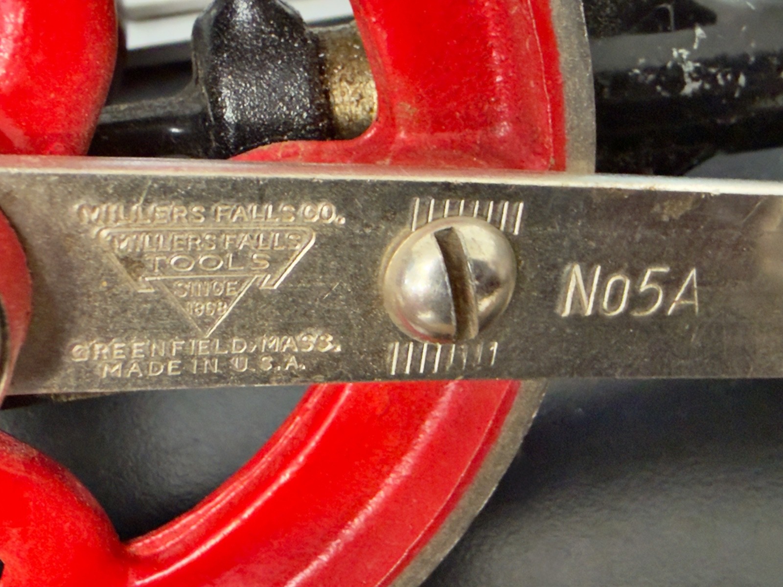 MILLERS FALLS NO. 5A EGG BEATER HAND DRILL - MADE IN USA BEAUTIFUL