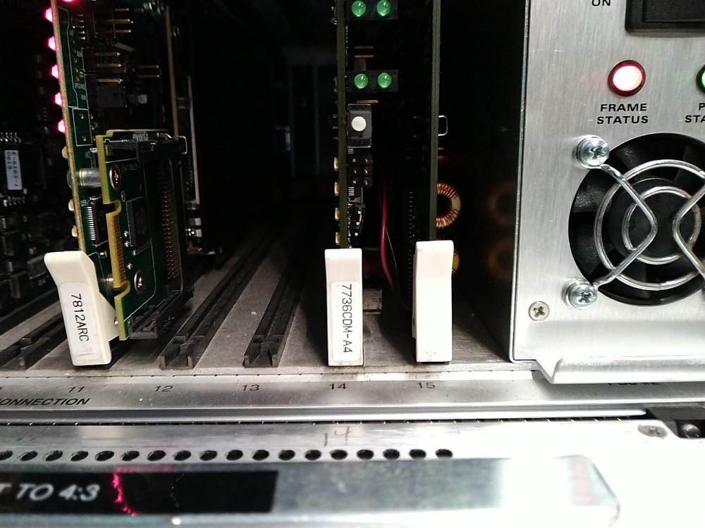 Evertz 7700FR Multiframe With Many SD Card