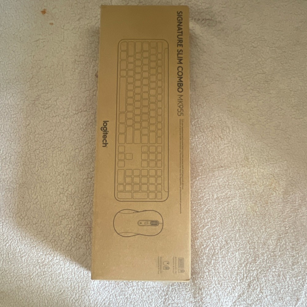 Logitech MK955 Wireless Bluetooth Keyboard Mouse Combo Plug & Play QWERTY