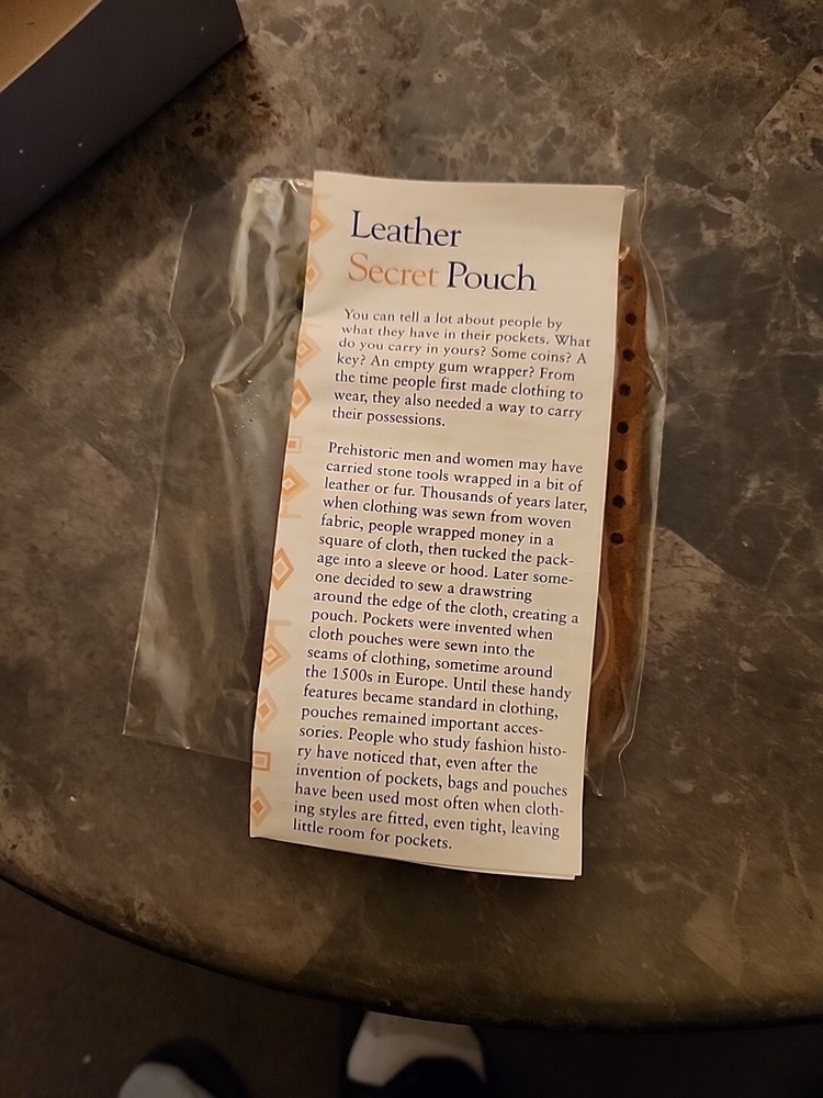 Leather Secret Pouch Kit