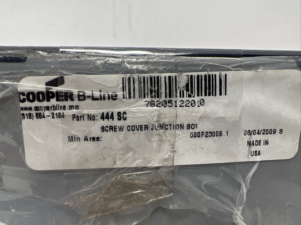 Cooper B-line 444SC Small Enclosure 4X4X4", ELECTRICAL BOXES
